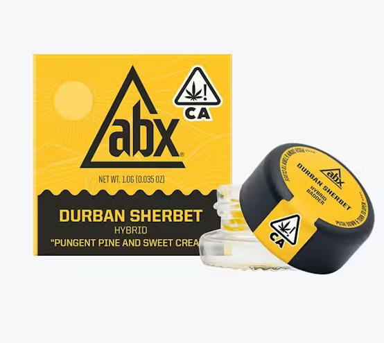 Photograph of product: ABX Durban Sherbert Hybrid Badder 1g