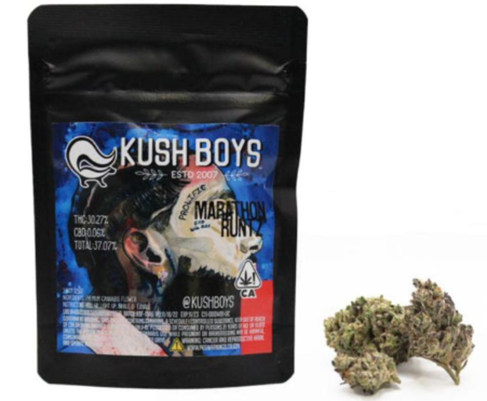 Photograph of product: 1/2 oz Marathon Runtz (Oui'd) TH-oui:27% $50 or 2/$90 - 14g
