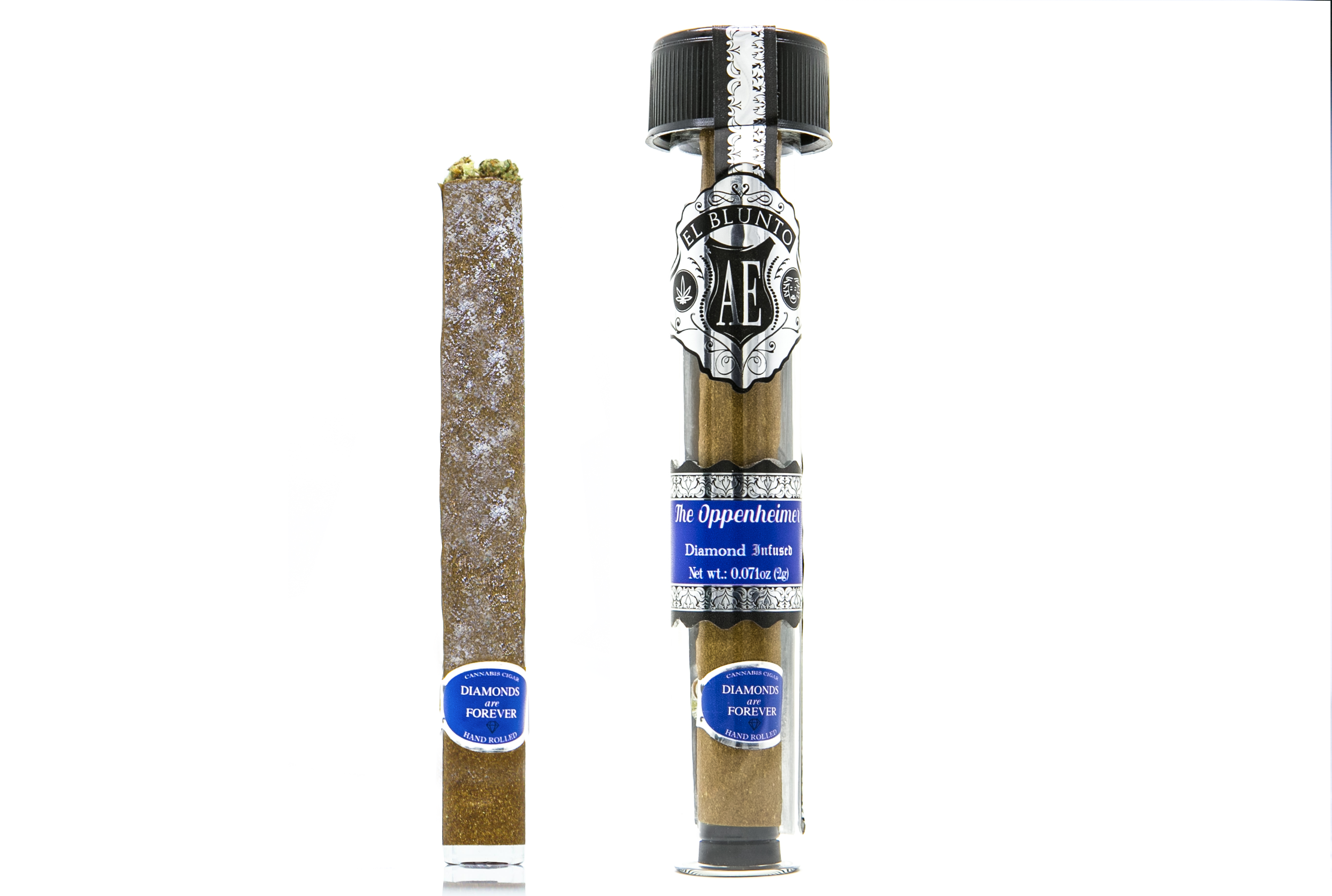 Photograph of product: El Blunto Diamond Infused The Oppenheimer Blunt