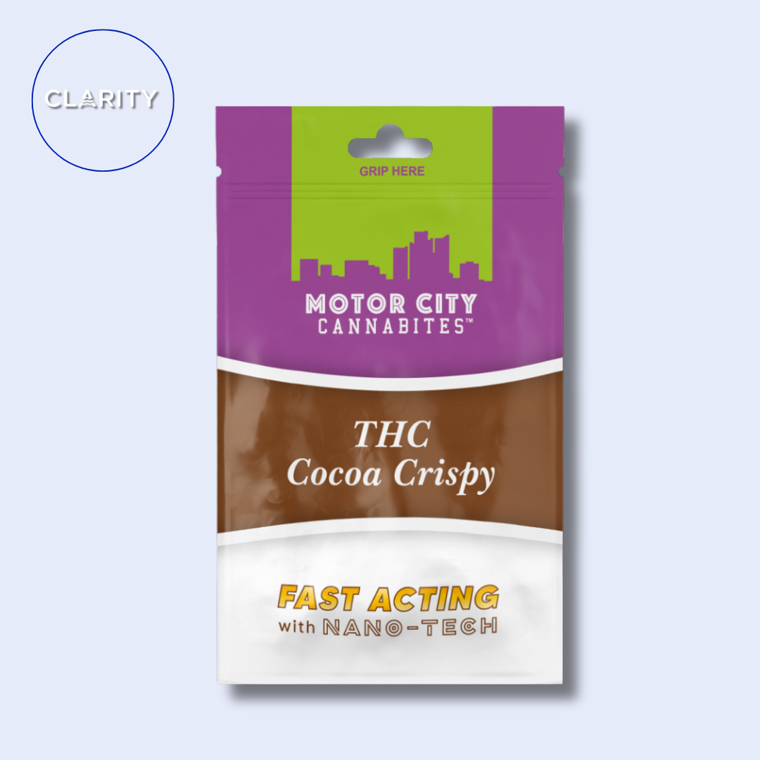 Photograph of product: Motor City Cannabites | 200mg Rice Crispy | Cocoa