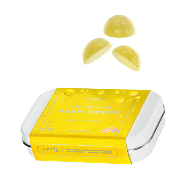 Photograph of product: Aeriz au chocolat Drops Gelato Mintz Yuzu 2:1 TH-ouiV/TH-oui (H) 100mg