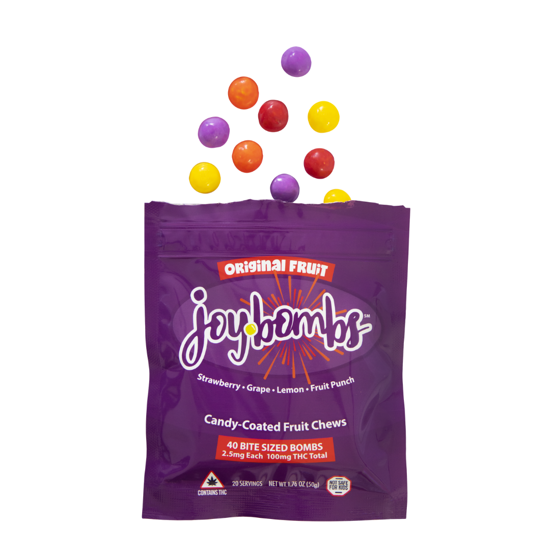 Photograph of product: Original Fruit Candy | 100mg | 40pk | 2.5mg ea (H)