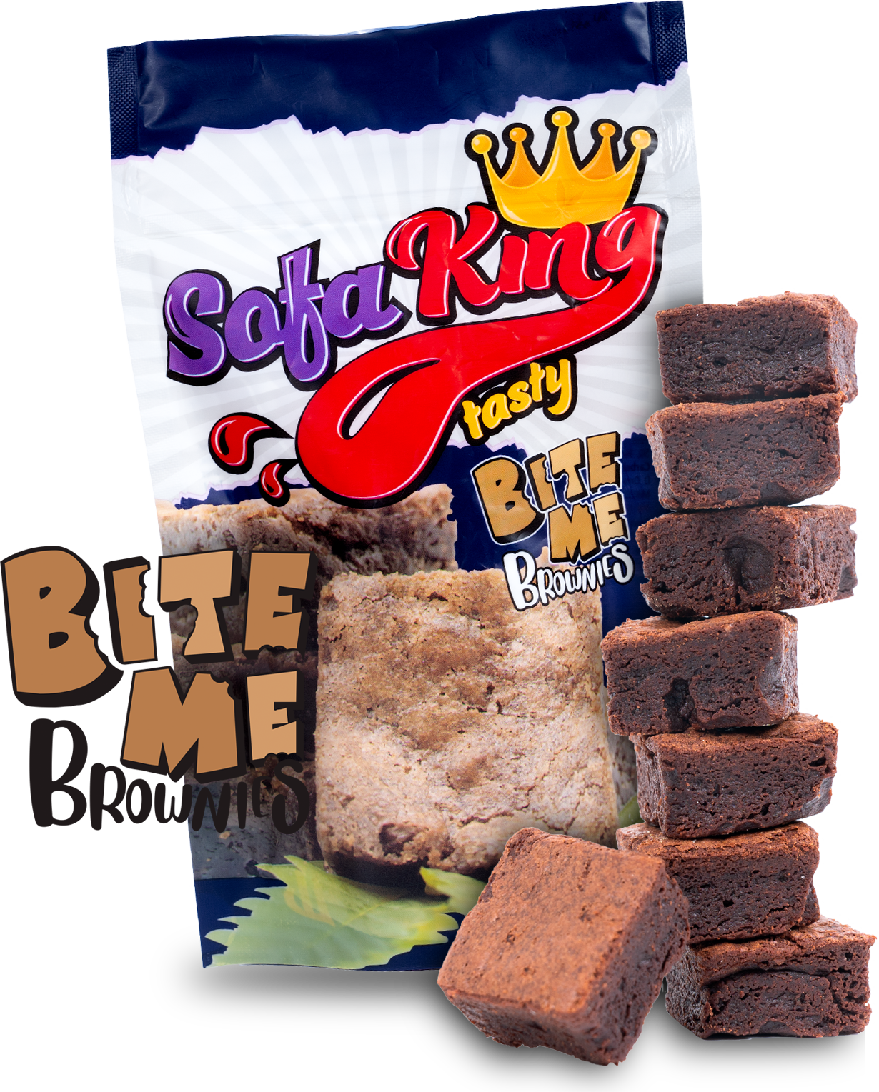Photograph of product: SOFA KING - BAKED GOODS - 100MG - BITE ME BROWNIE - HYBRID