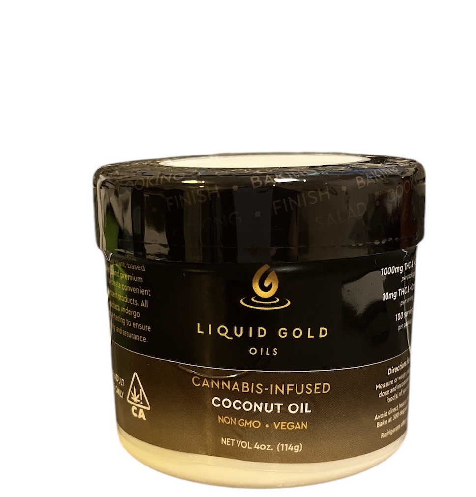 Photograph of product: Liquid Gold | Coconut Oil   1000 Mg