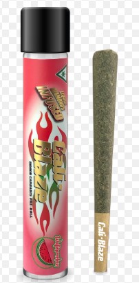 Photograph of product: Cali Blaze | 1.2g Infused Joint | Watermelon (S)