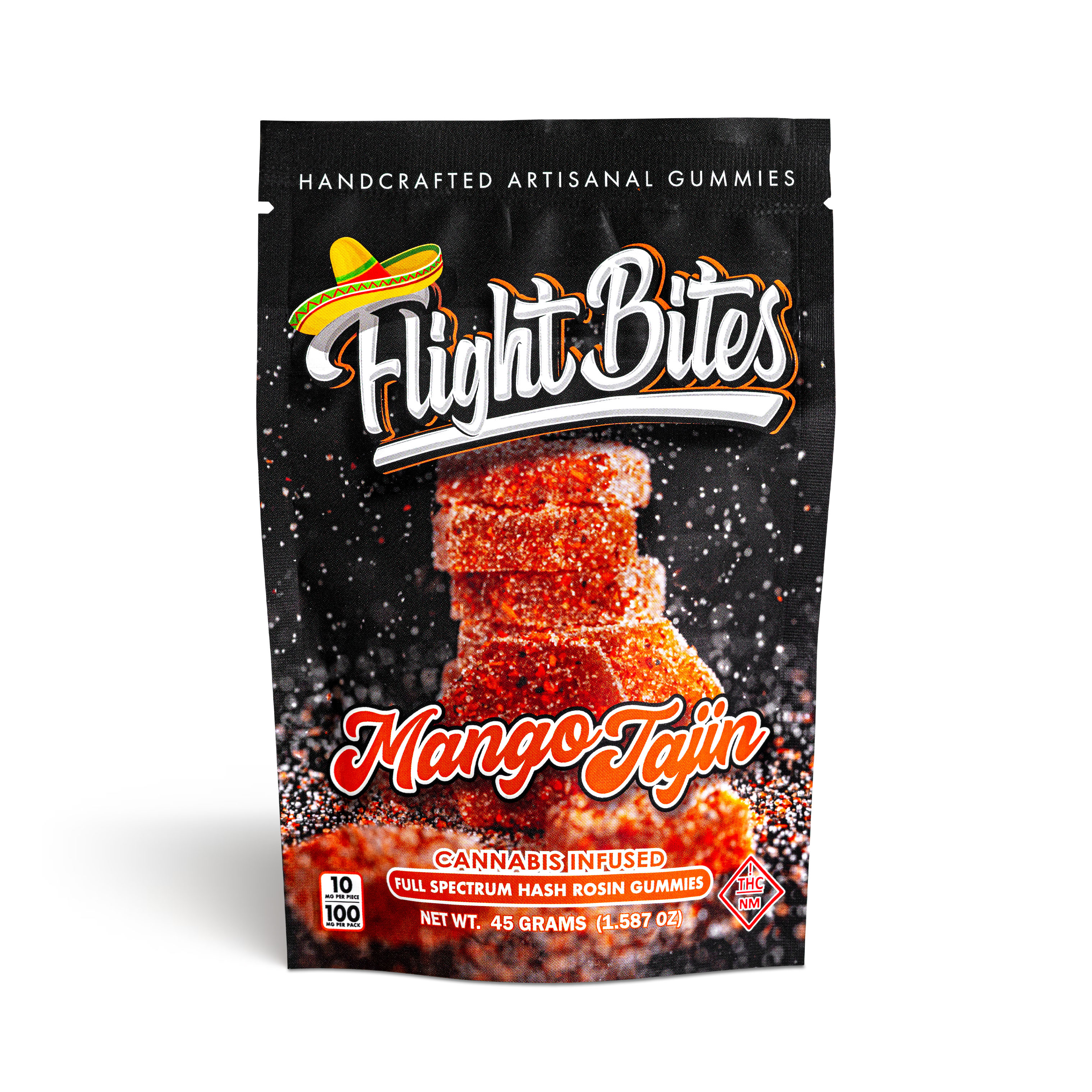 Photograph of product: Mango Tajin Rosin Gummies - 100mg