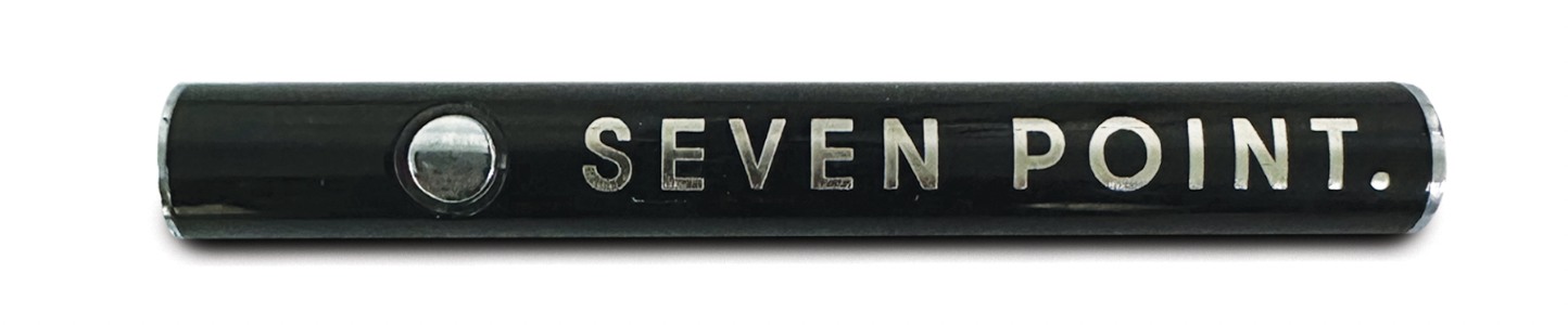 Photograph of product: MUNCH MAKERS SEVEN POINT. 510 VAPE BATTERY | BLACK