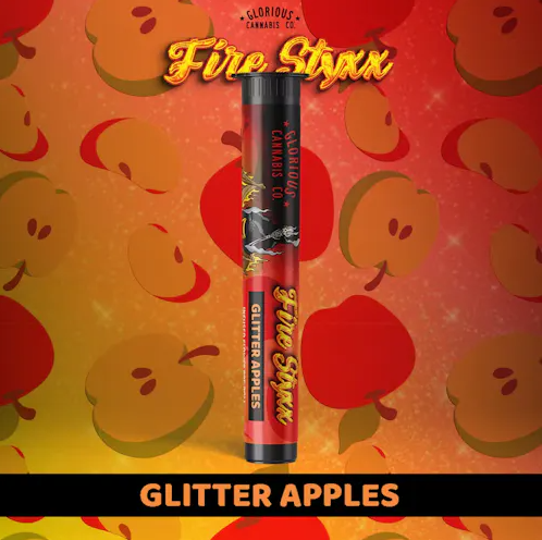 Photograph of product: Fire Styxx - Glitter Apples Infused Pre-Roll