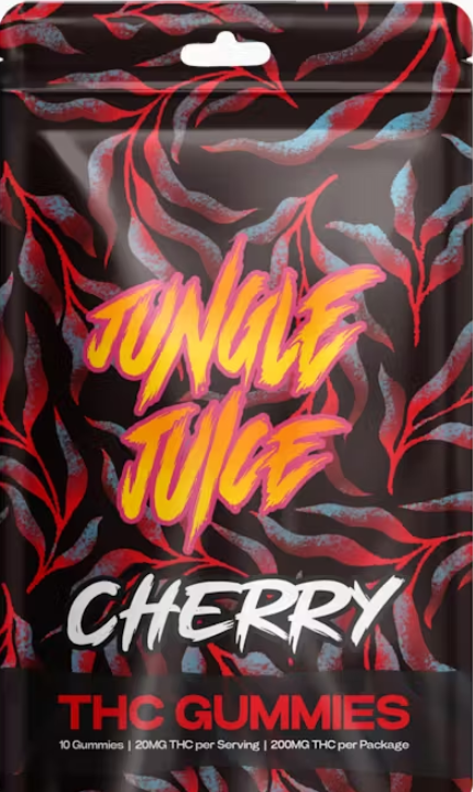 Photograph of product: JUNGLE JUICE | 200MG GUMMIES | CHERRY