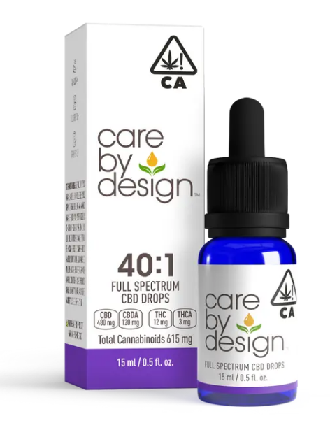 Photograph of product: Care By Design CBD Refresh Drops 40:1 15ml