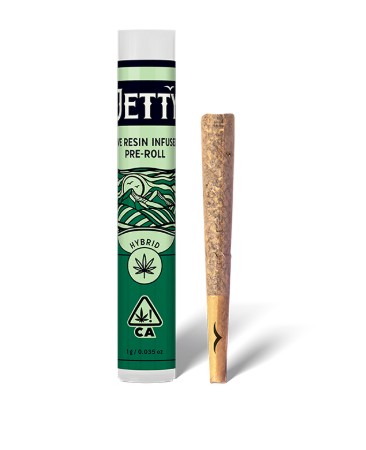 Photograph of product: Cadillac Grapes X Garlic Popz Live Resin Infused Preroll [H]