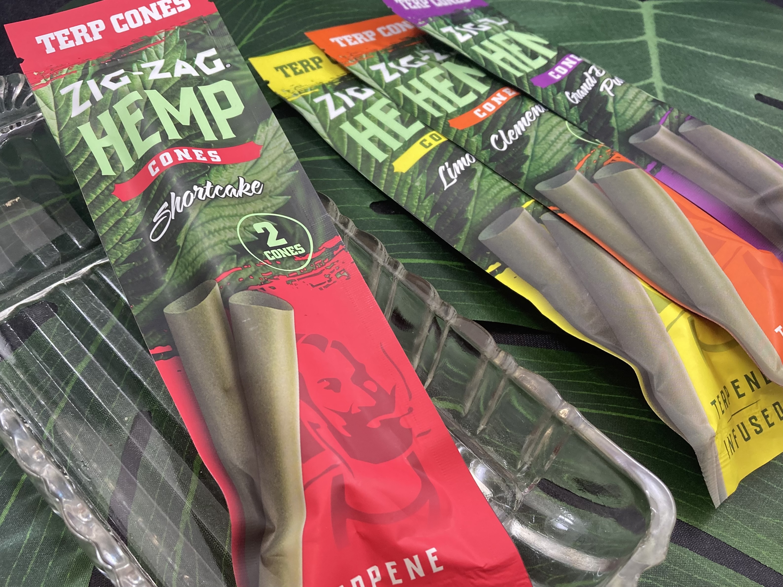 Photograph of product: Zig Zag Terpene Infused Hemp Cones Shortcake 2pk