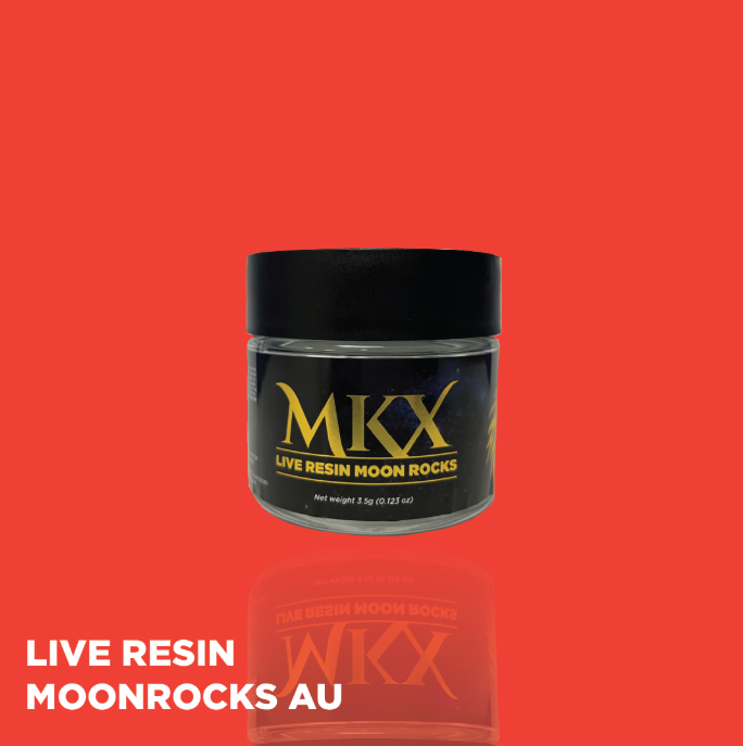 Photograph of product: MKX Live Resin Moonrock | Ice Cream Cake - Oui'd - 3.5g