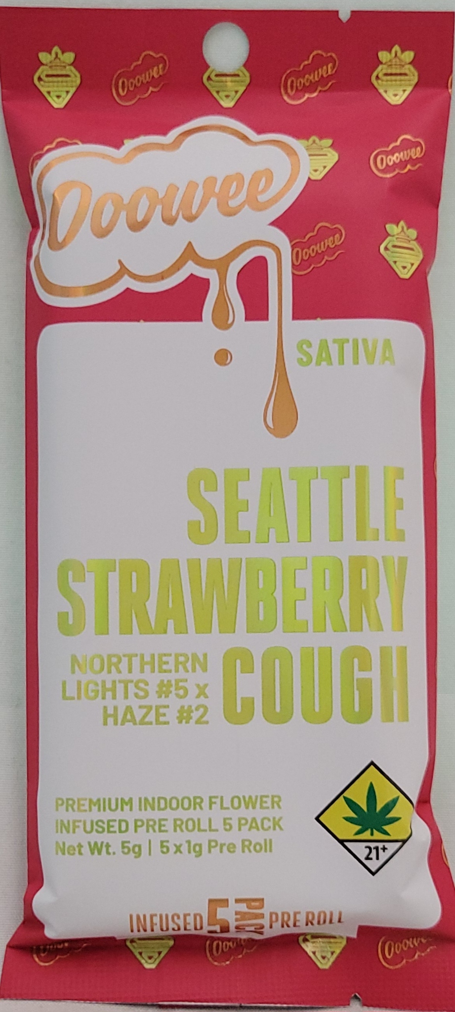 Photograph of product: Seattle Strawberry Cough | 5 Pack