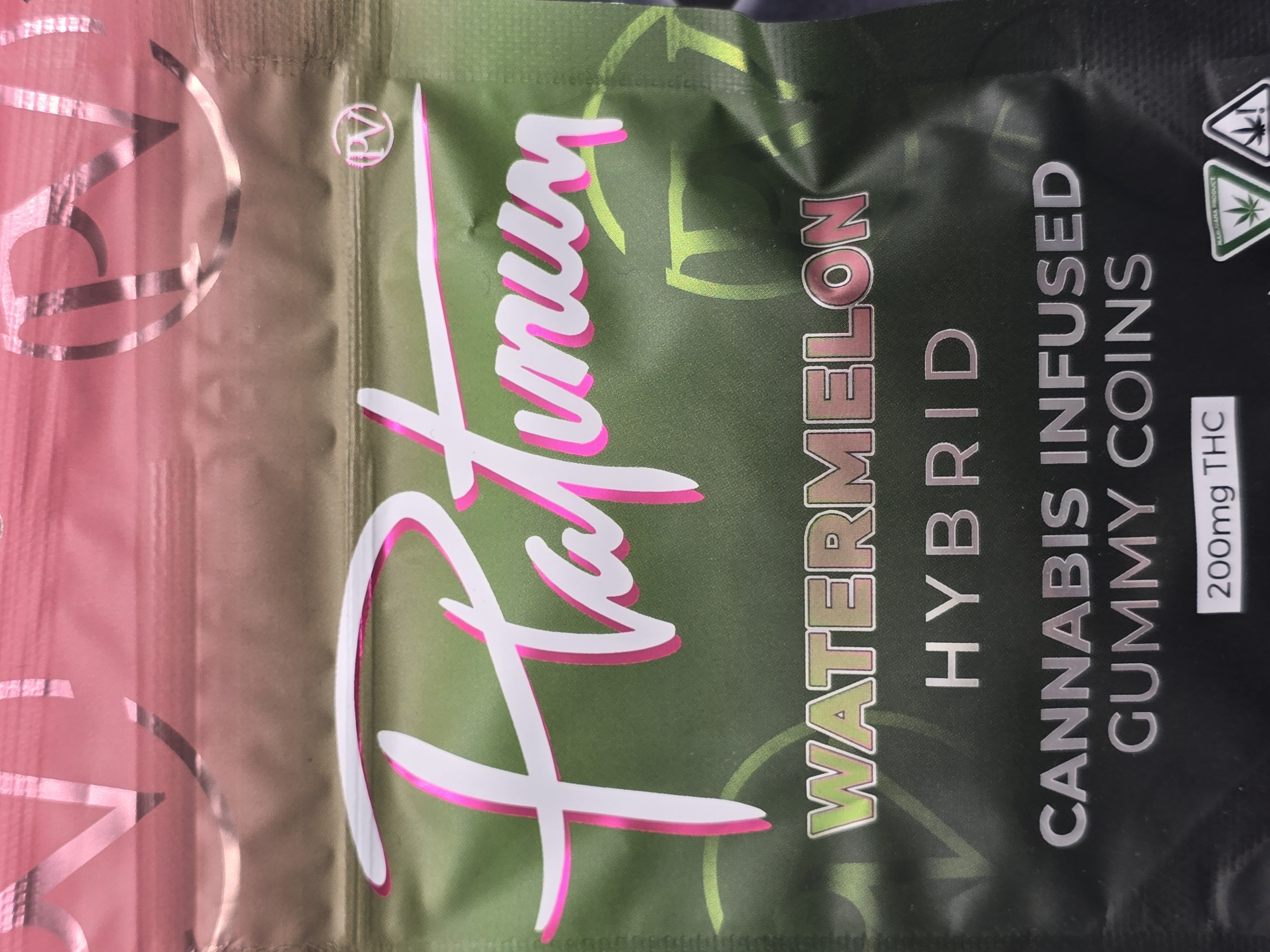Photograph of product: Platinum Vape | Watermelon | 200mg Edibles