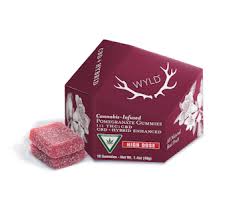 Photograph of product: WYLD - Pomegranate : 1:1 TH-oui:CBD 200mg (10pk) (H)
