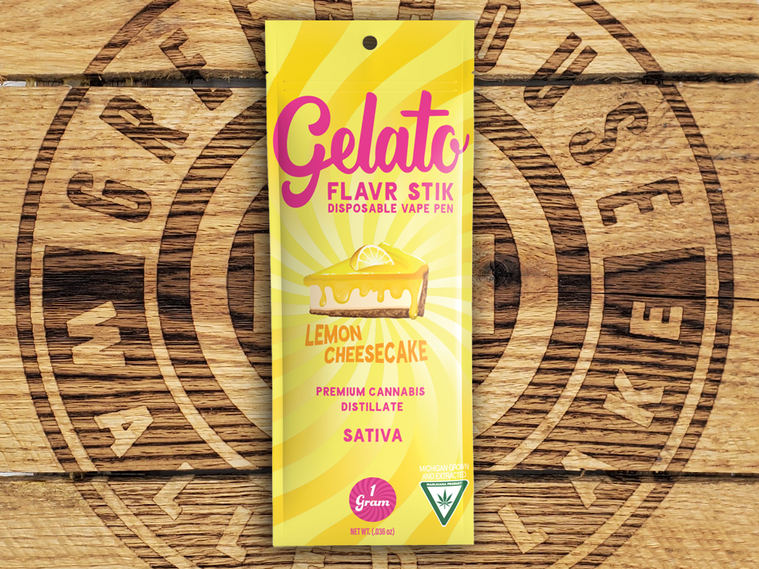 Photograph of product: Gelato | Lemon Cheesecake | 1g AIO Cart