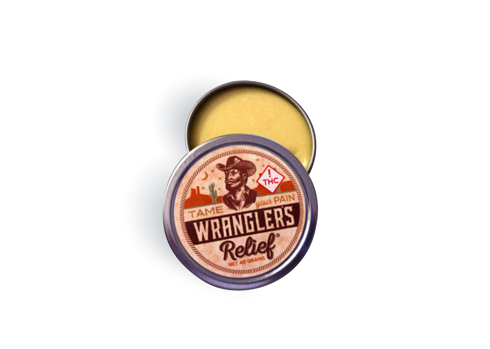 Photograph of product: 250mg | Wrangler's Relief Body Balm | 1oz