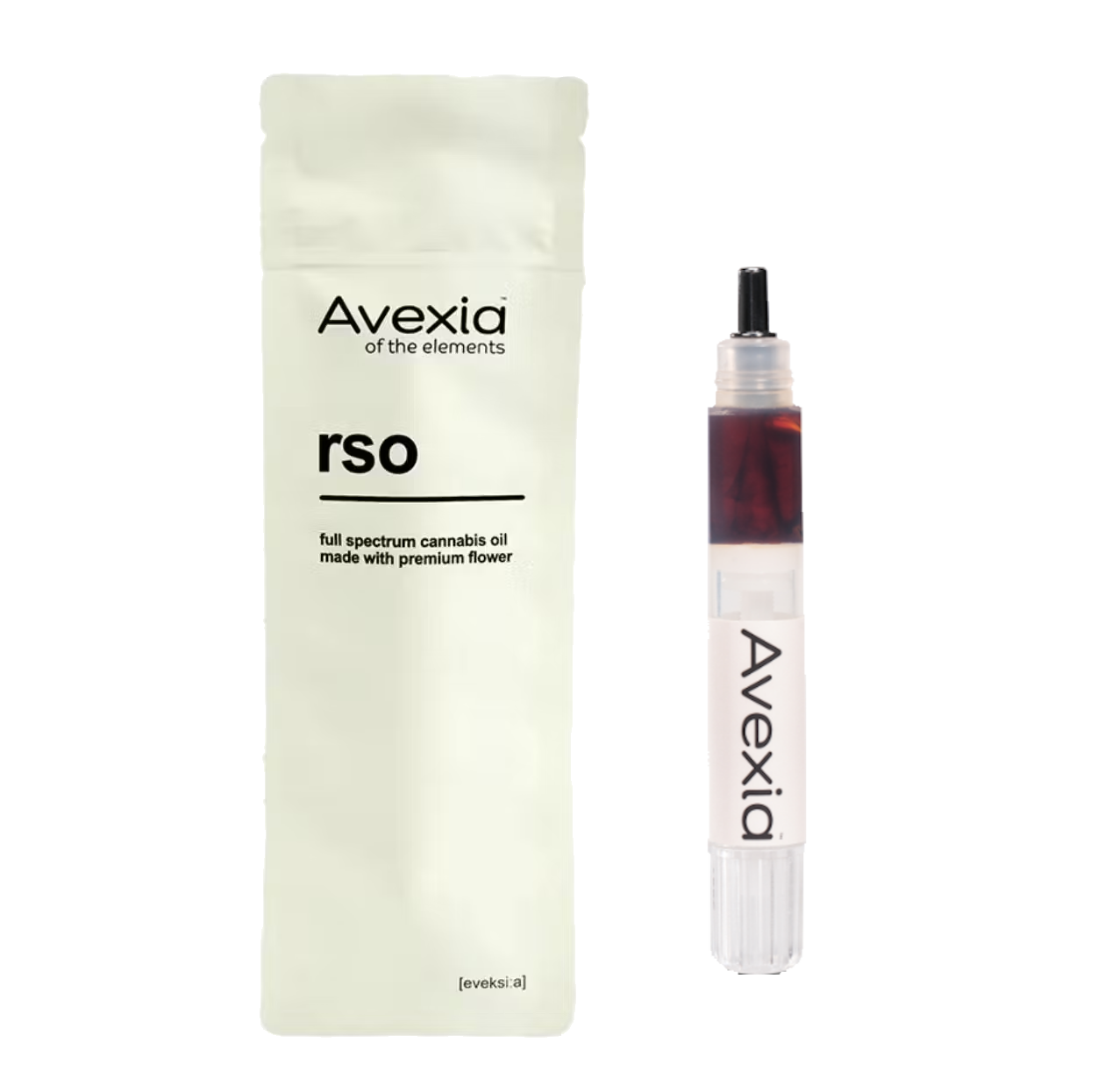 Photograph of product: Avexia | Seattle Sour Kush | Klik RSO | 1g