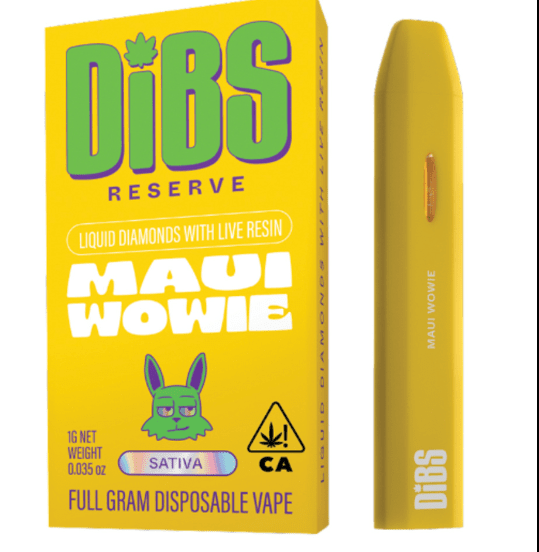 Photograph of product: Dibs Reserve AIO Vape Maui Wowie 1g - 