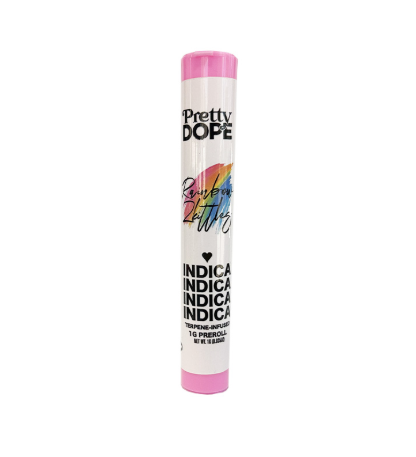 Photograph of product: RAINBOW ZKITTLES 1G TERPENE-INFUSED PREROLL