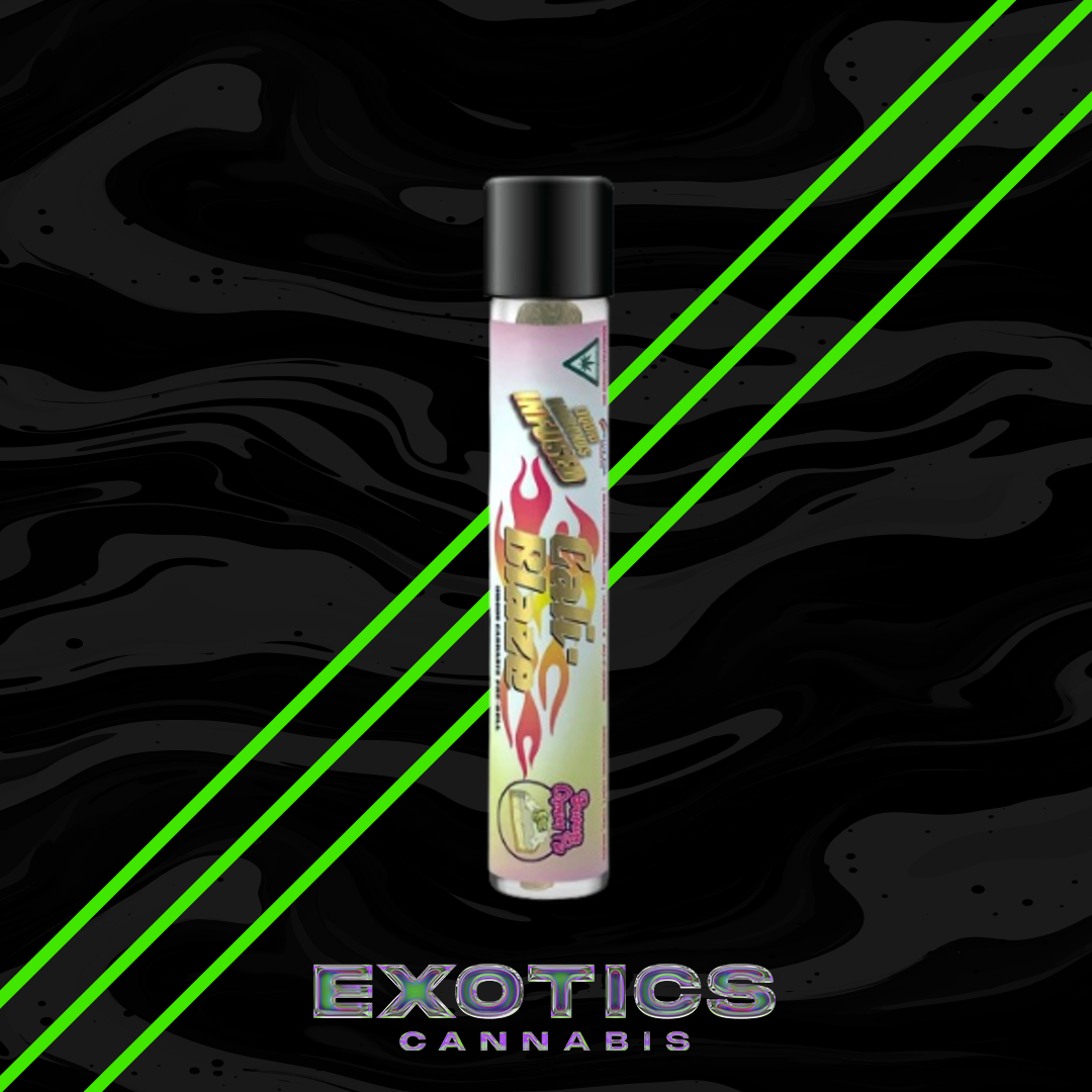 Photograph of product: Cali-Blaze - Banana Cream Pie Infused Pre-roll (3/$15)