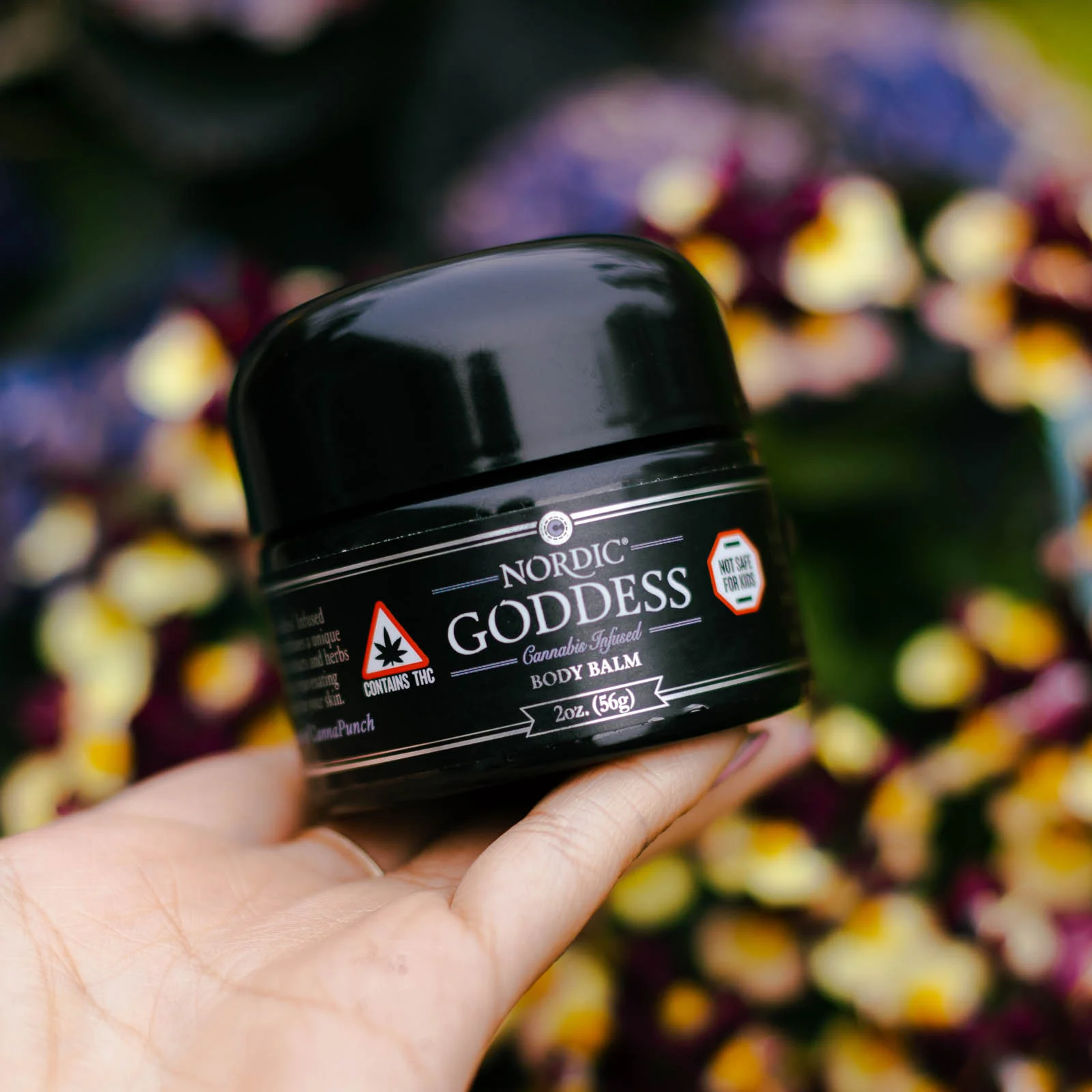 Photograph of product: Balm 1:1 TH-oui:CBD Nordic Goddess