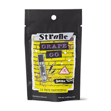 Photograph of product: Grape GG Oui'd Live Distillate Cartridge | 1g | Strane