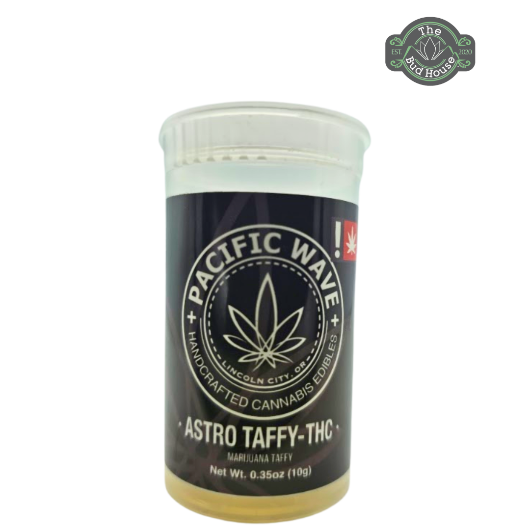 Photograph of product: Pacific Wave 10pk LEMON MERINGUE PIE 100mg Astro Taffy