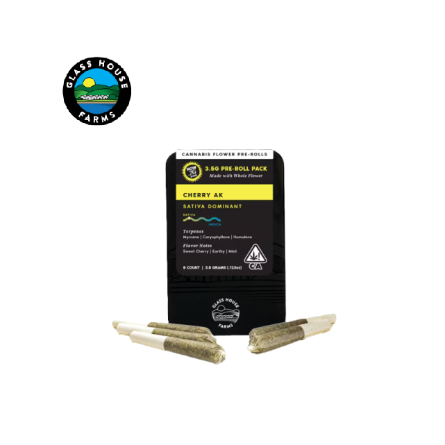 Photograph of product: CHERRY AK 3.5G 5PK PREROLLS
