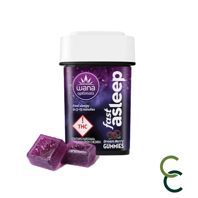 Photograph of product: Fast Asleep Gummies - 5:1:1:1 (CBD:THC:CBG:CBN)