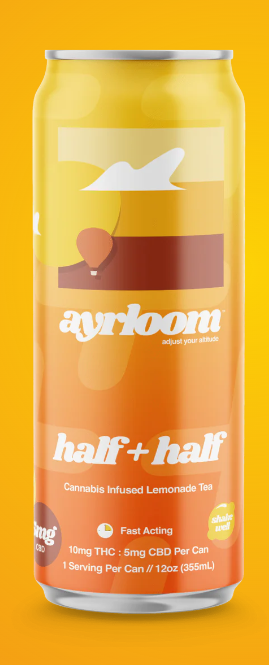 Photograph of product: Aryloom - Beverage - Half & Half - 10mg (2:1) (TH-oui:CBD)