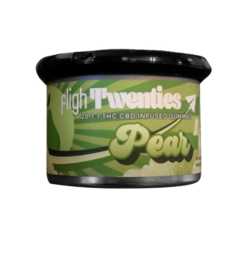 Photograph of product: Fligh Gummies - 100mg - Pear (H)