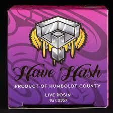 Photograph of product: Have au chocolat 1g Uvas Y Crema Cold Cure Live Rosin