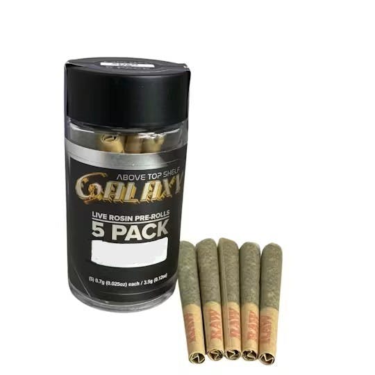 Photograph of product: Apple Zkittlez - Live Rosin Infused Pre-Roll Pack - 5 Pack