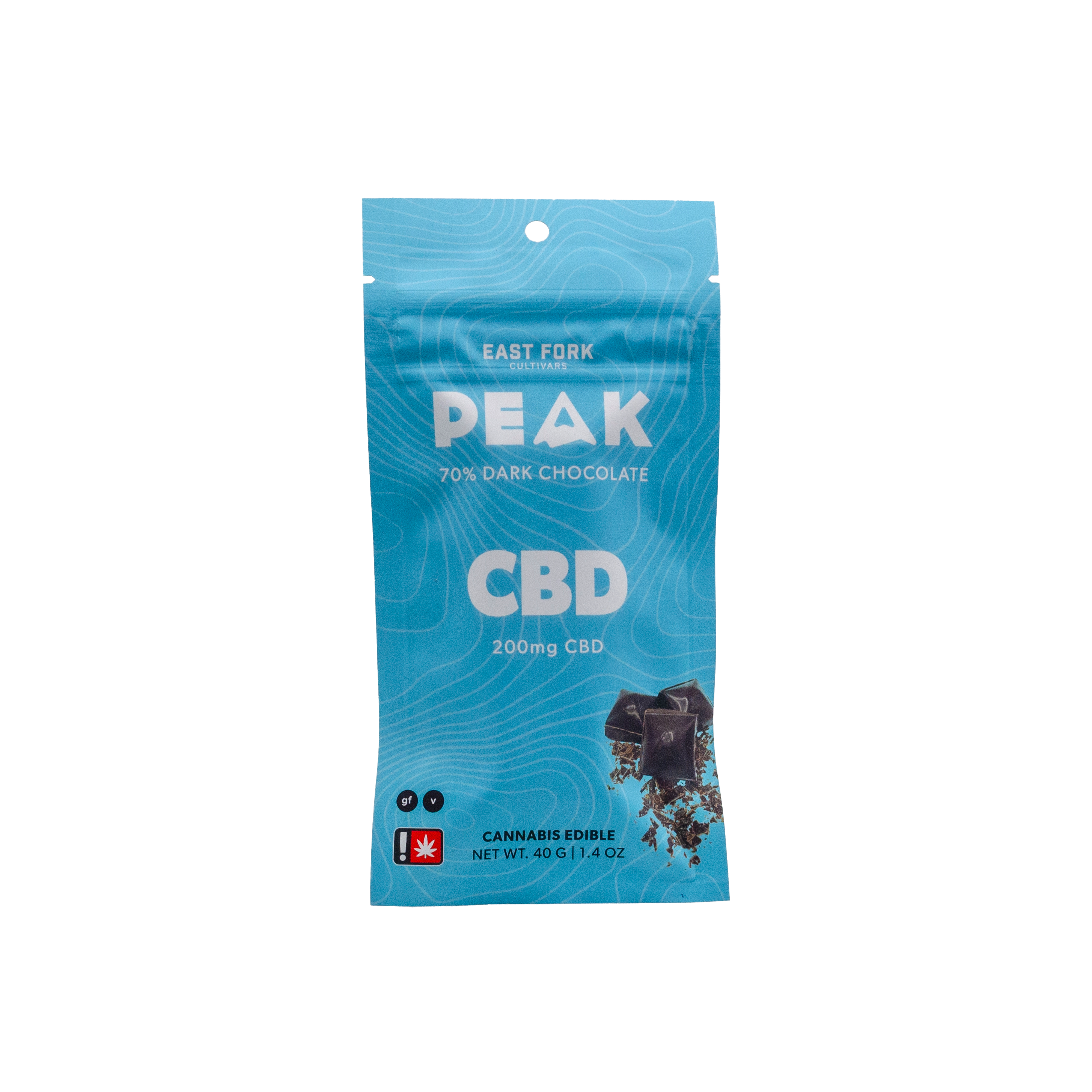 Photograph of product: High CBD Dark Chocolate - Sour Pineapple | 200mg