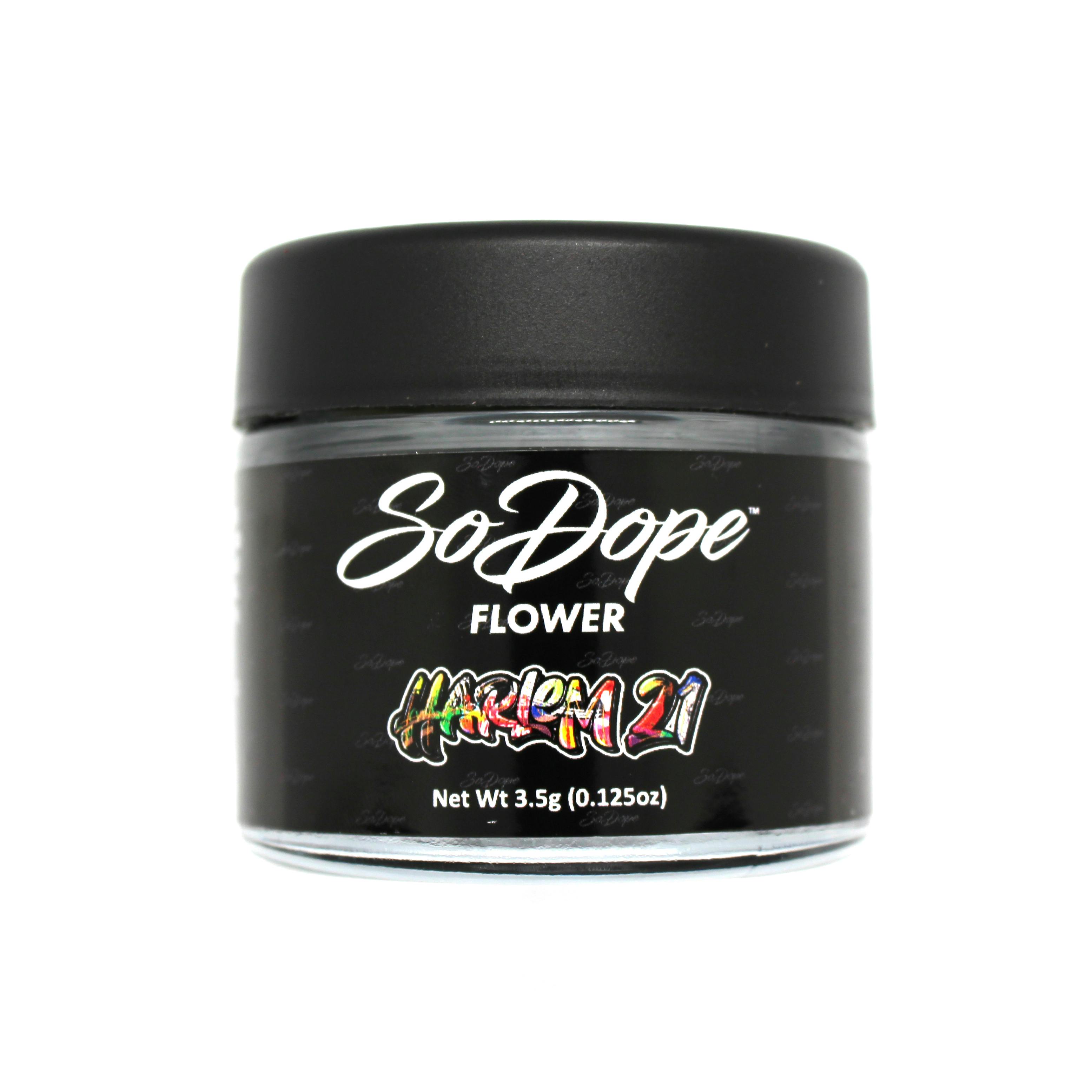 Photograph of product: So Dope- Flower- Harlem 21 (S) - 3.5g