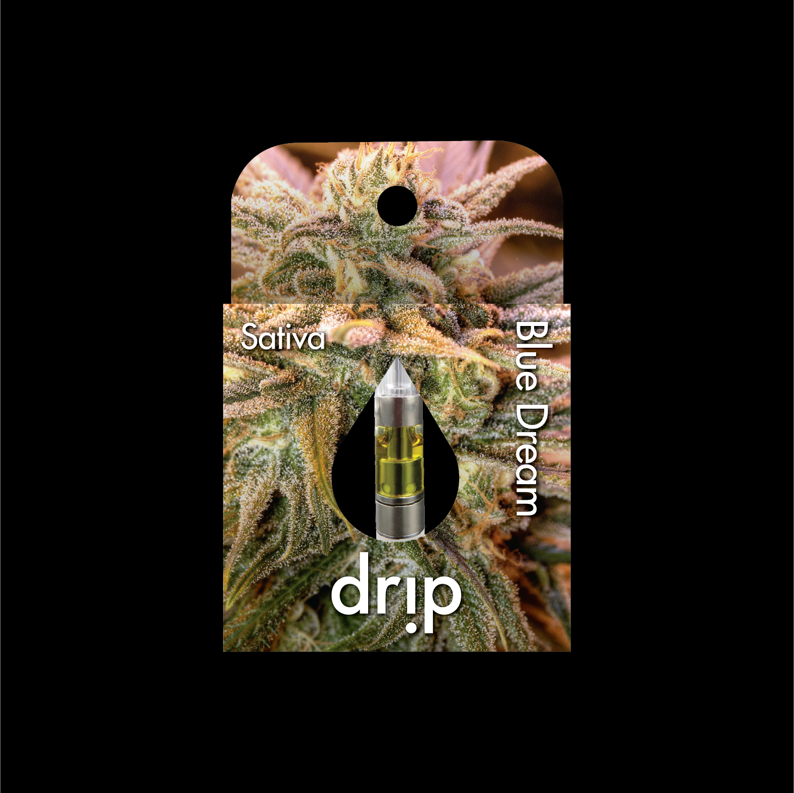 Photograph of product: Drip - Blue Dream - Dist Cartridge - 1g