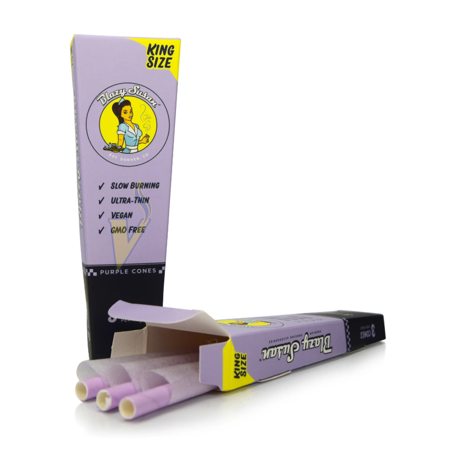 Photograph of product: Blazy Susan - Purple Cones 3pk - King Size