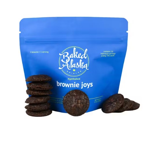 Photograph of Product: Brownie Joys / 10pk / 100mg / Hybrid