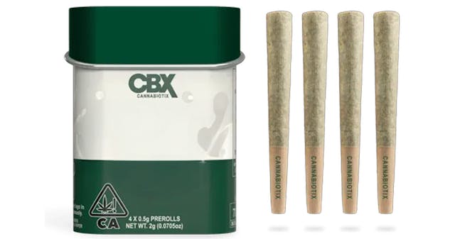 Photograph of product: Cannabiotix - Grand Master 4 Pack Pre-Rolls 2g - Cannabiotix - Grand Master 4 Pack Pre-Rolls 2g