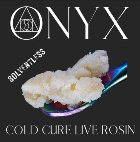 Photograph of product: Onyx - Dark Plasma - Cold Cure Live Rosin - 1g