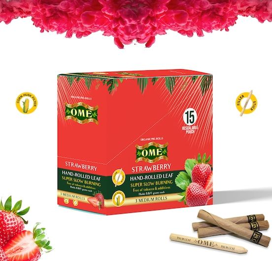 Photograph of product: Leaf Palms - 3 Pack (Strawberry) - 