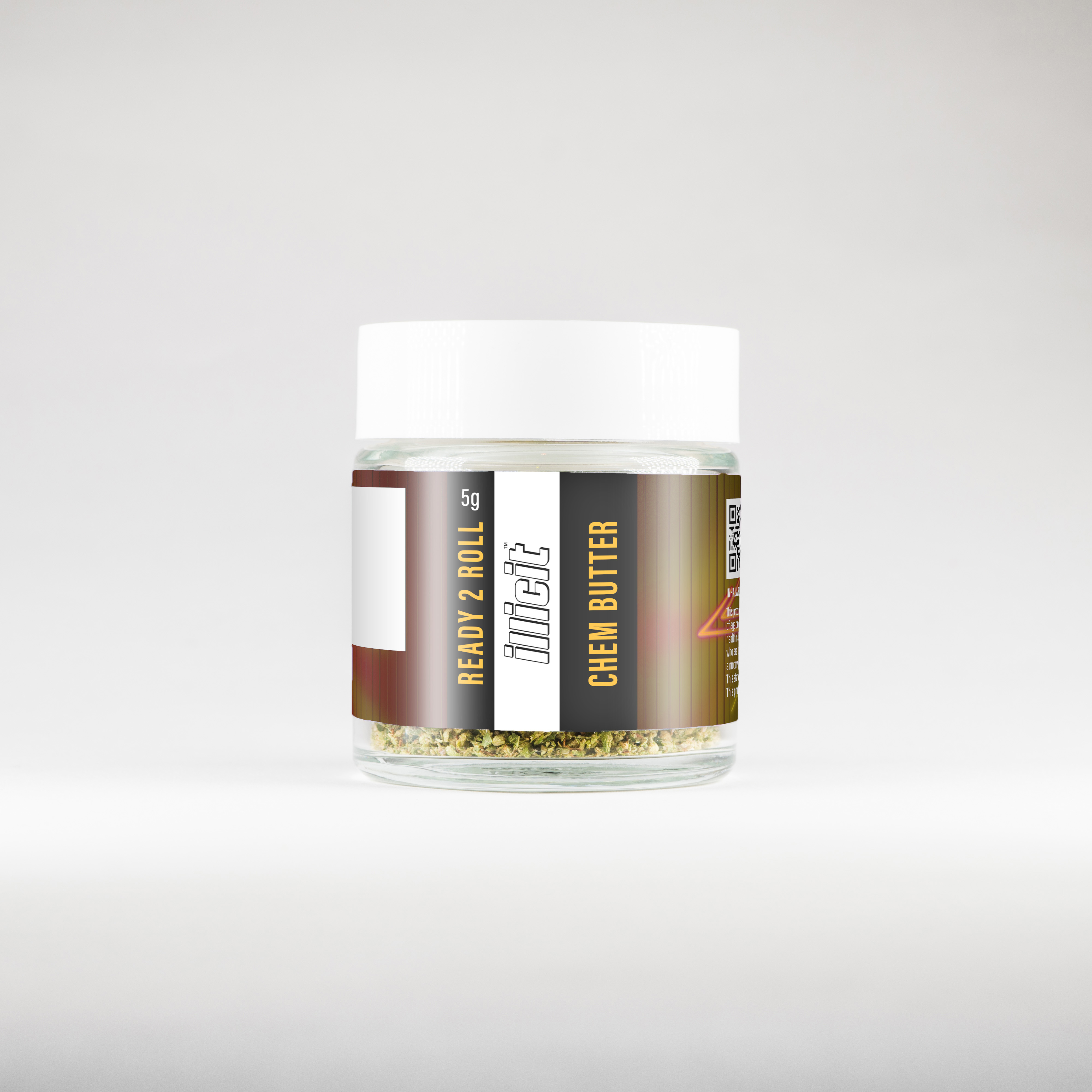 Photograph of product: Illicit | Chem Butter (S-H) Ready2Roll Pre-Ground Flower | 5g