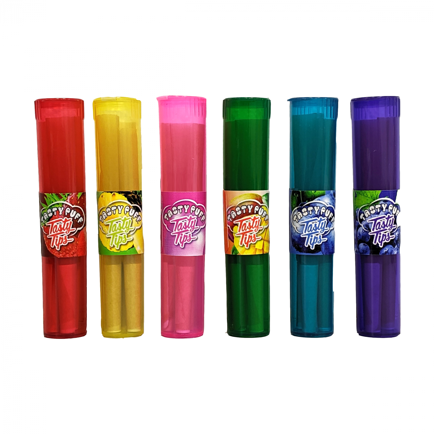 Photograph of product: Cones - Tasty Puff Tasty Tips - Assorted Flavors 3pk