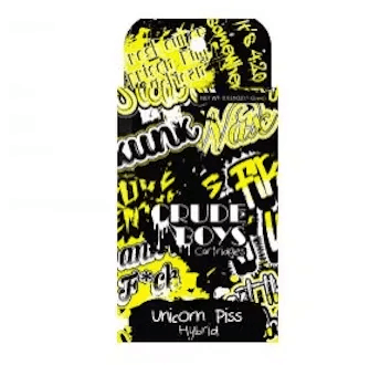 Photograph of product: Vape Cart Unicorn Piss (CRUDE BOYS) | 1G