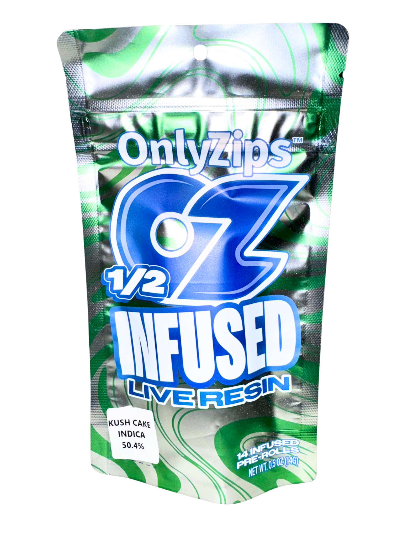 Photograph of product: Kush Cake - 14pk Live Resin Infused PRs