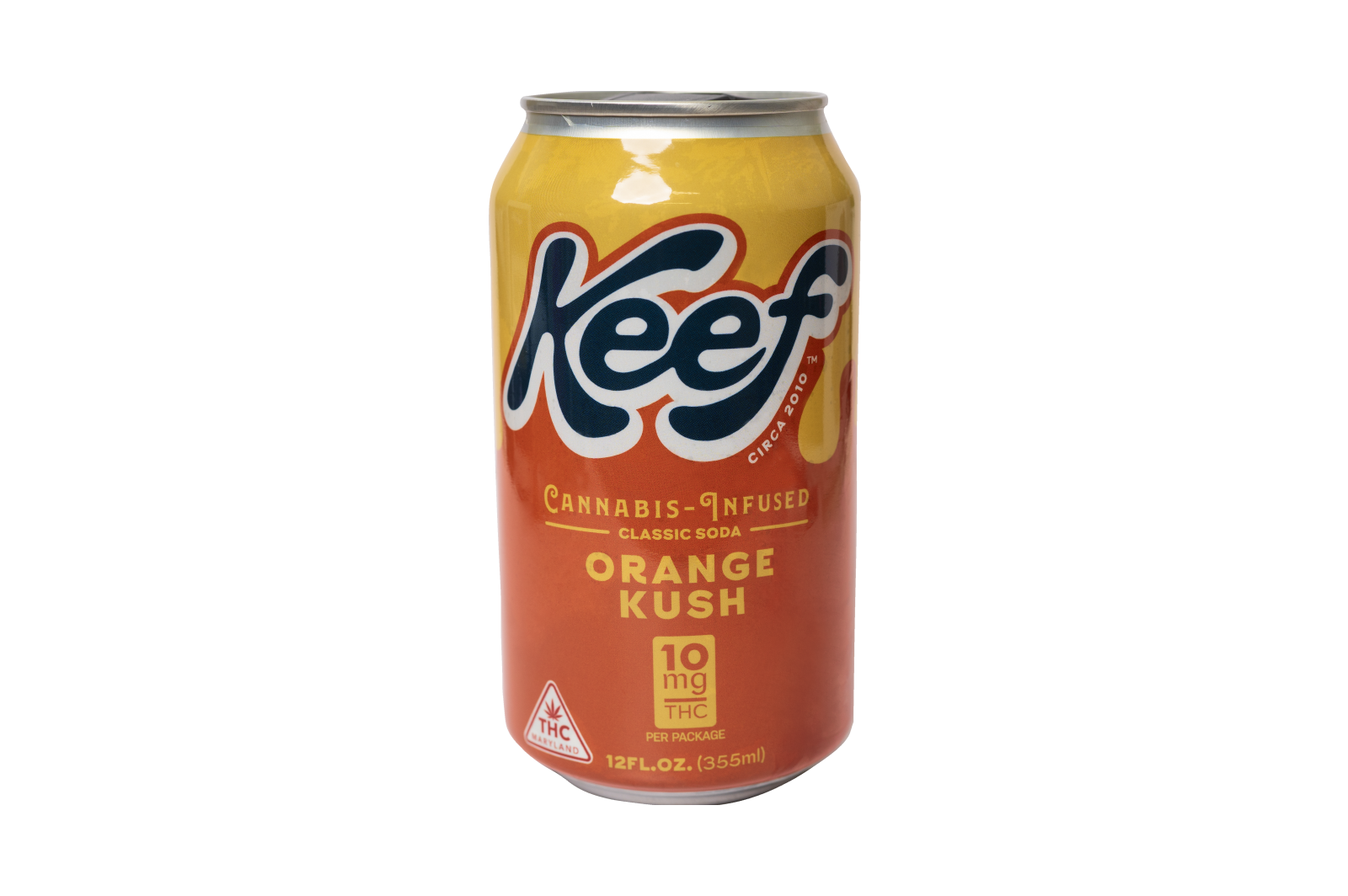 Photograph of product: Keef Classic Soda Orange Kush 10mg