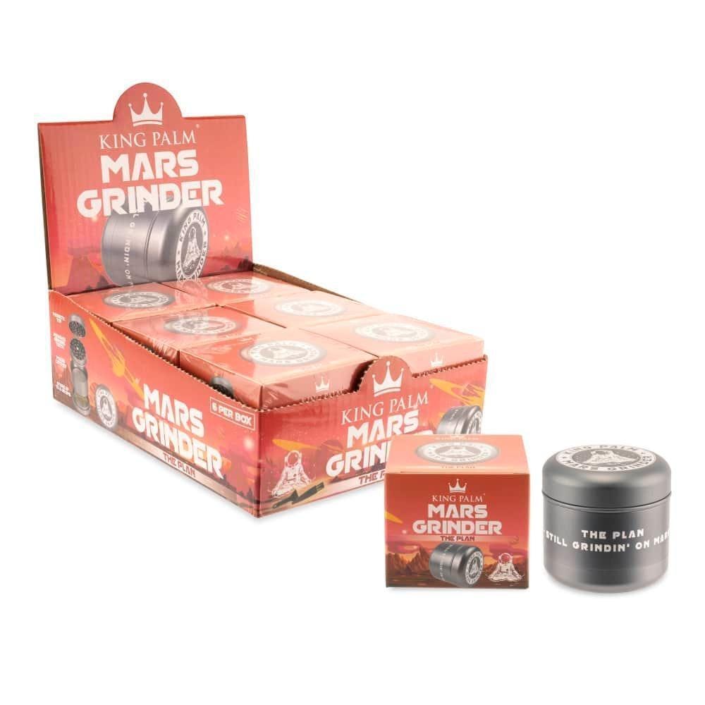 Photograph of product: King Palm Mars Grinder - Silver
