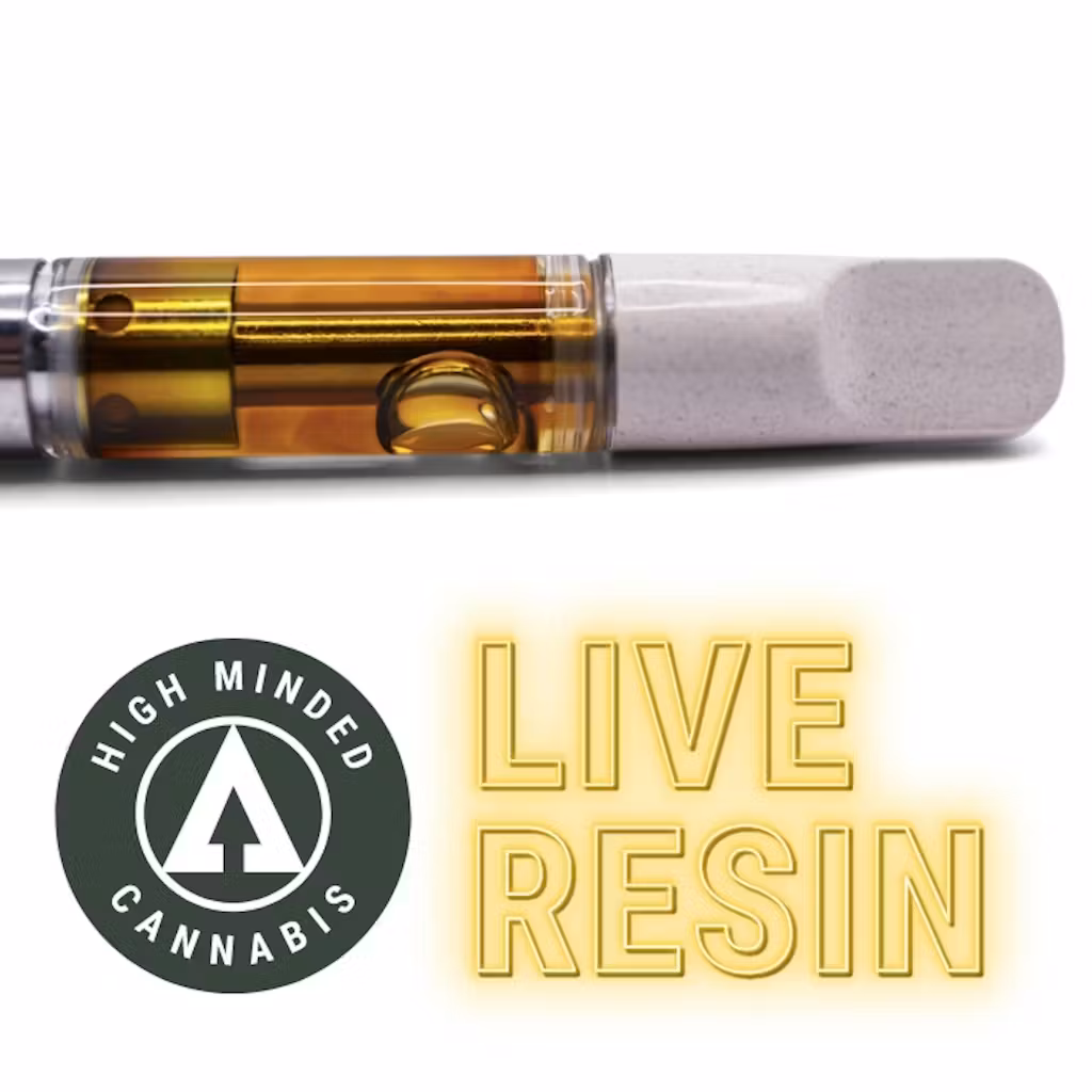 Photograph of product: High Minded - 1g Live Resin Cart - Milk Truck
